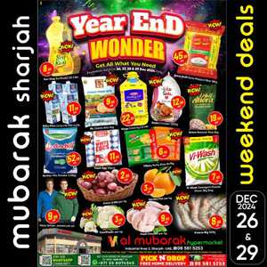 Year End Wonder Deals! In Mubarak Hypermarket Sharjah / Ajman