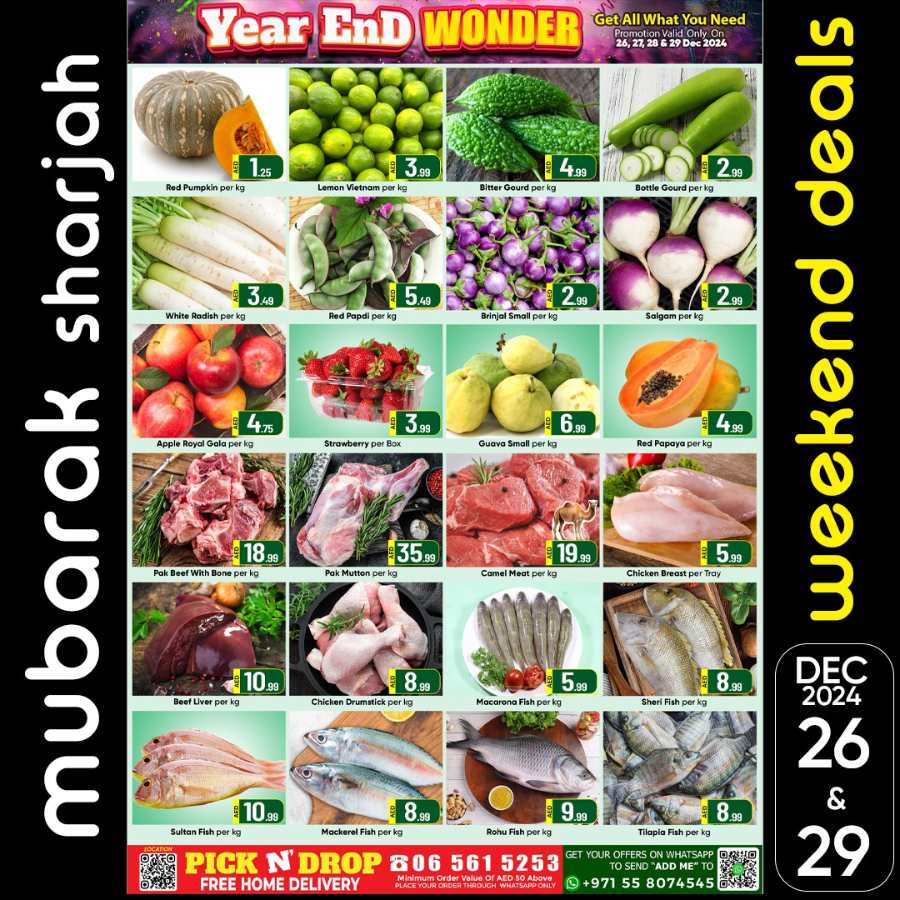 Year End Wonder Deals! In Mubarak Hypermarket Sharjah / Ajman