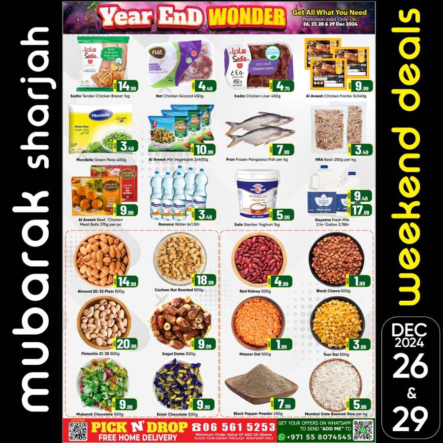 Year End Wonder Deals! In Mubarak Hypermarket Sharjah / Ajman