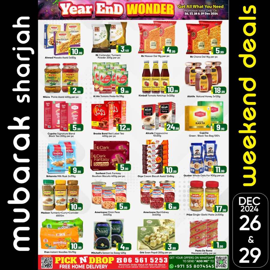 Year End Wonder Deals! In Mubarak Hypermarket Sharjah / Ajman