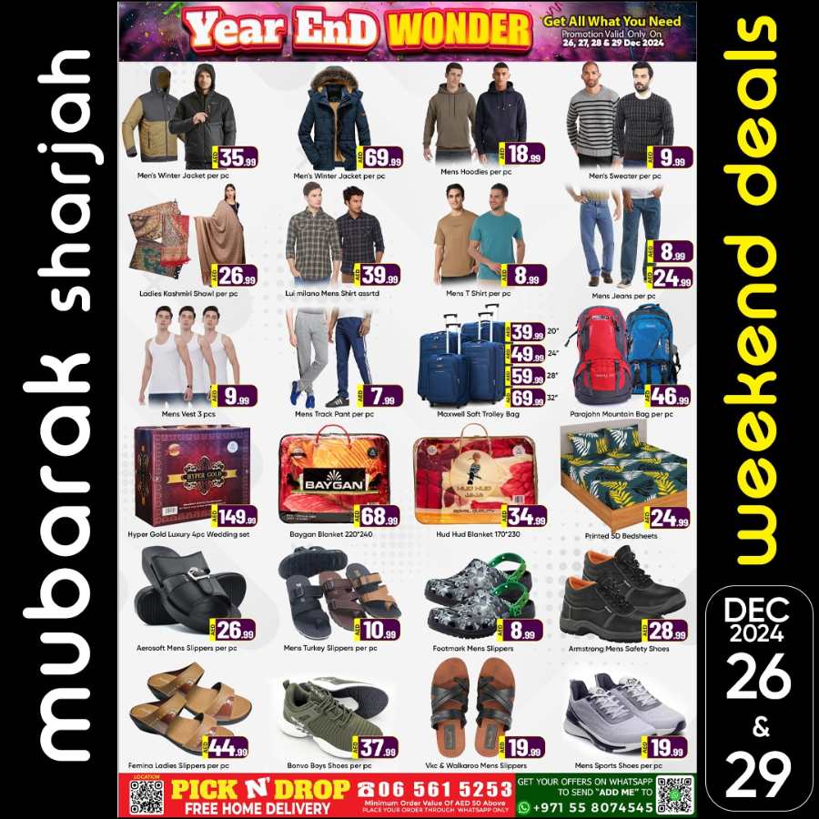 Year End Wonder Deals! In Mubarak Hypermarket Sharjah / Ajman