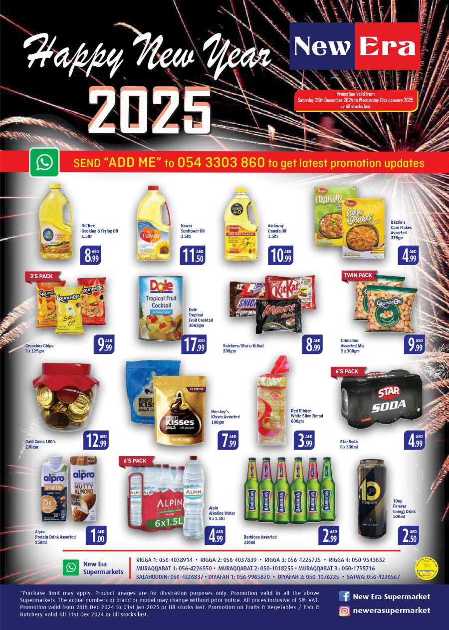 New Year Sale - Grab Deals In New Era Supermarket Dubai