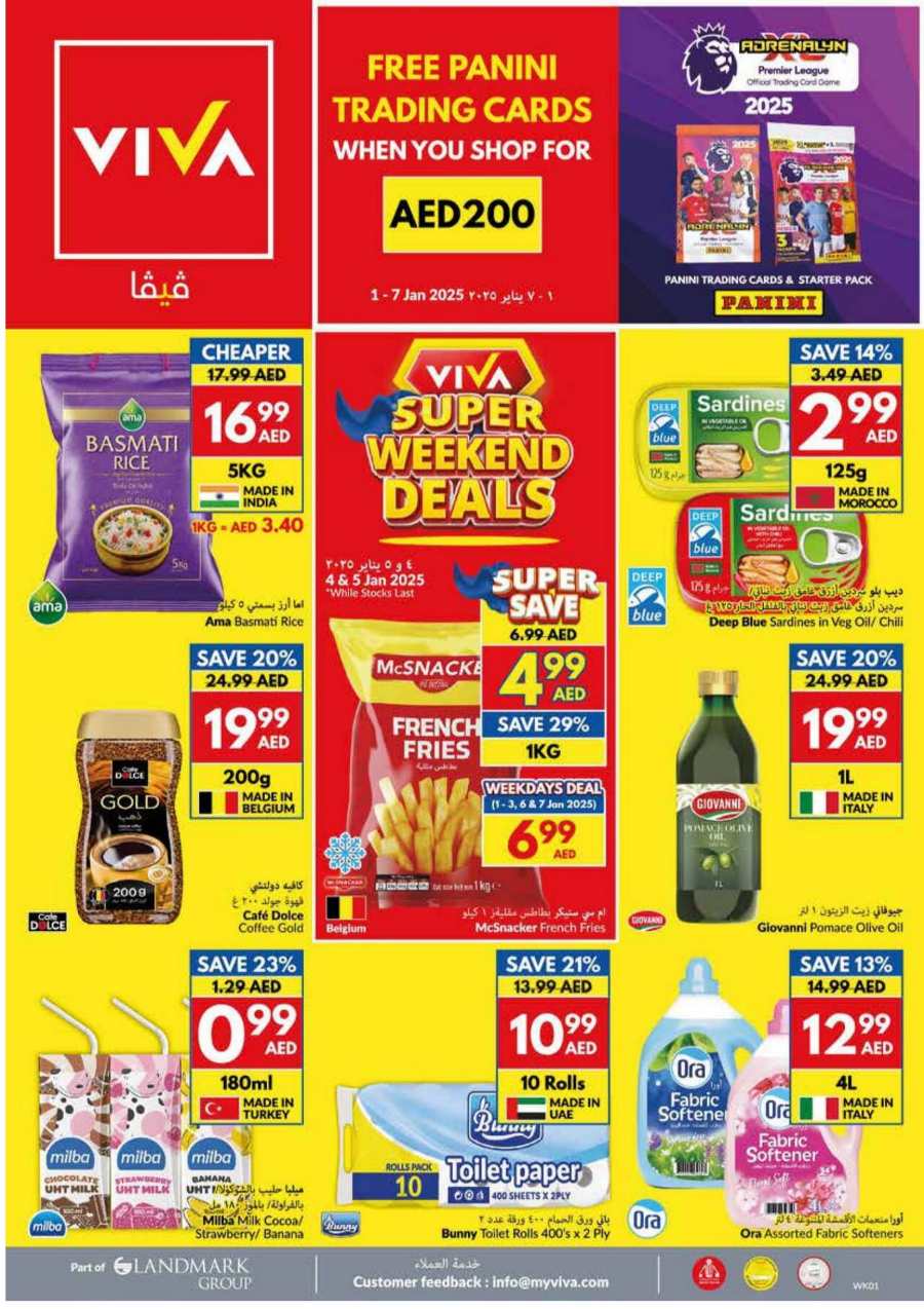 New Year, New Deals - Don’t miss out In VIVA Supermarket Abu Dhabi