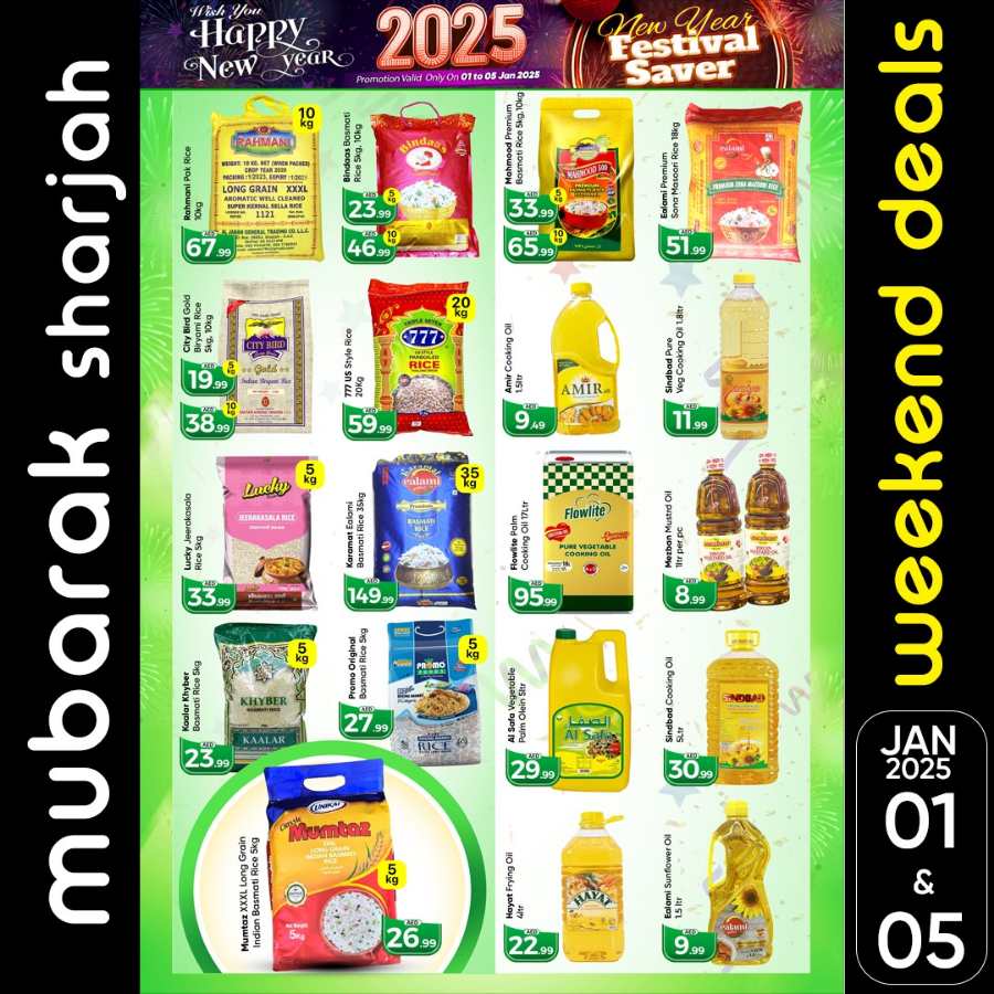 New Year Offers: Save Big, Shop Now! In Mubarak Hypermarket Sharjah / Ajman