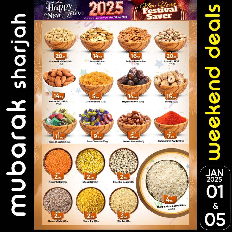 New Year Offers: Save Big, Shop Now! In Mubarak Hypermarket Sharjah / Ajman