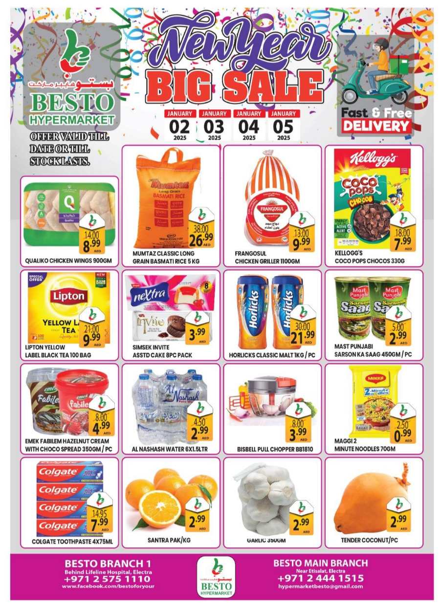 Weekly Saver: Save Big on Top Products! In Besto Hypermarket Abu Dhabi