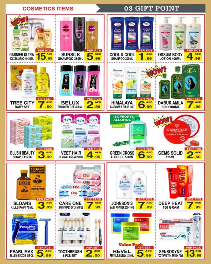 Weekend Deals: Hot Sales at Unbeatable Prices In Gift Point Department Store Dubai