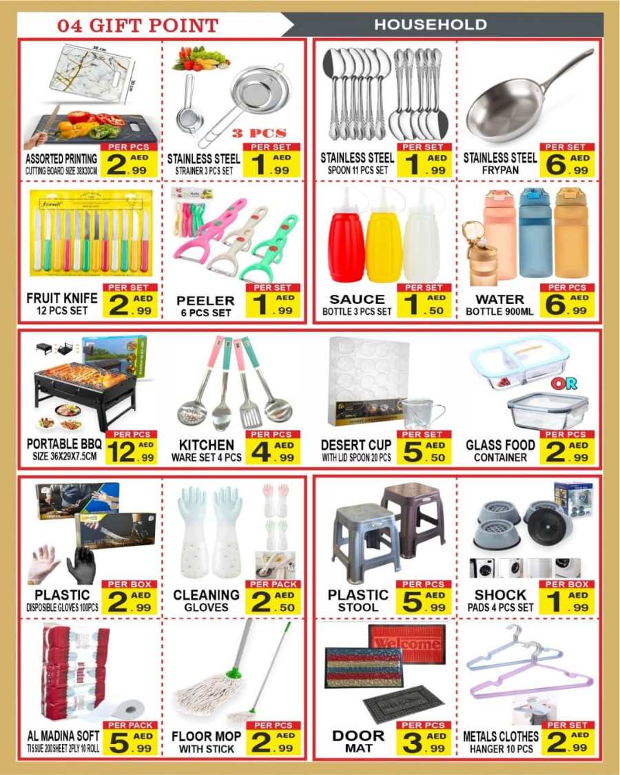 Weekend Deals: Hot Sales at Unbeatable Prices In Gift Point Department Store Dubai