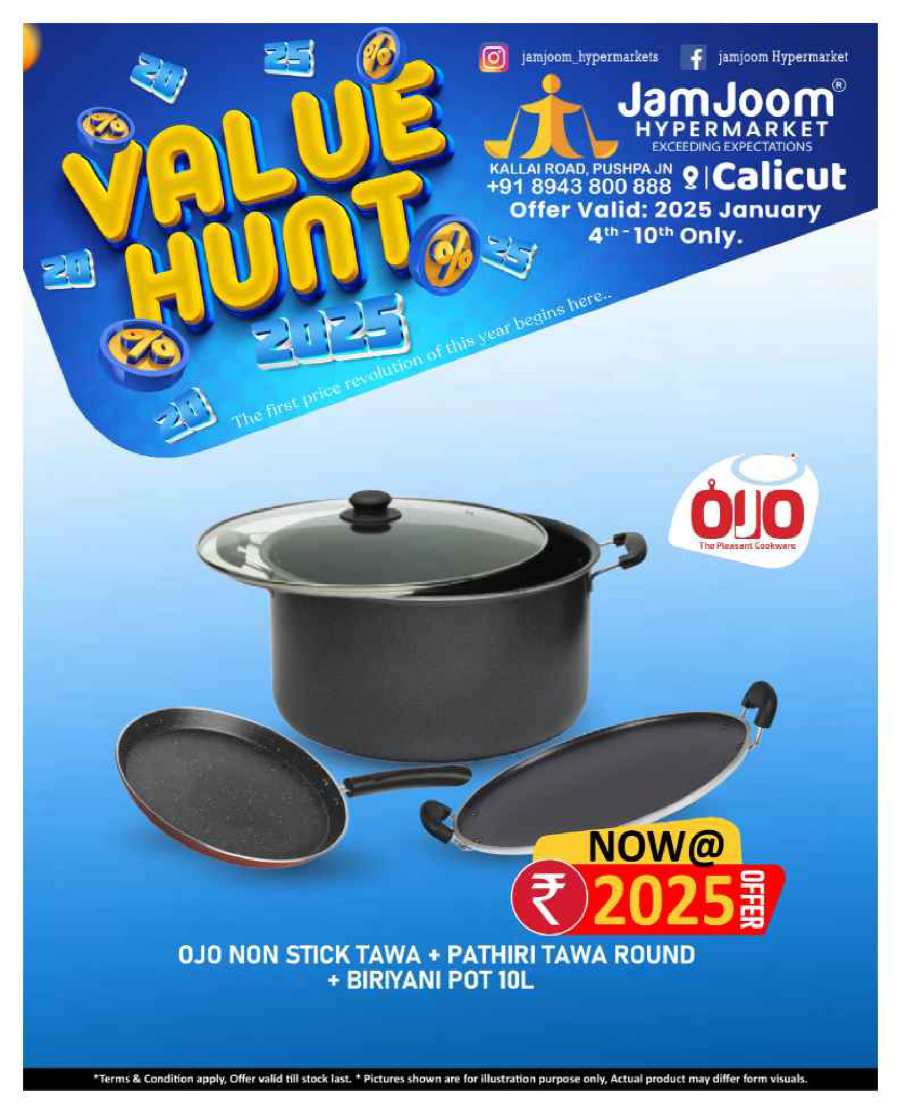 Value Hunt Deals - Shop Now! In JamJoom Hypermarket Calicut