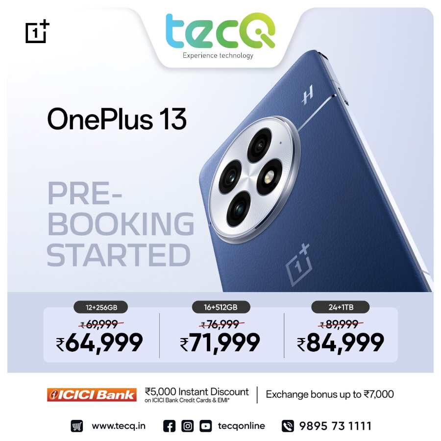 OnePlus 13 Mobile Offer! In tecq Trivandrum