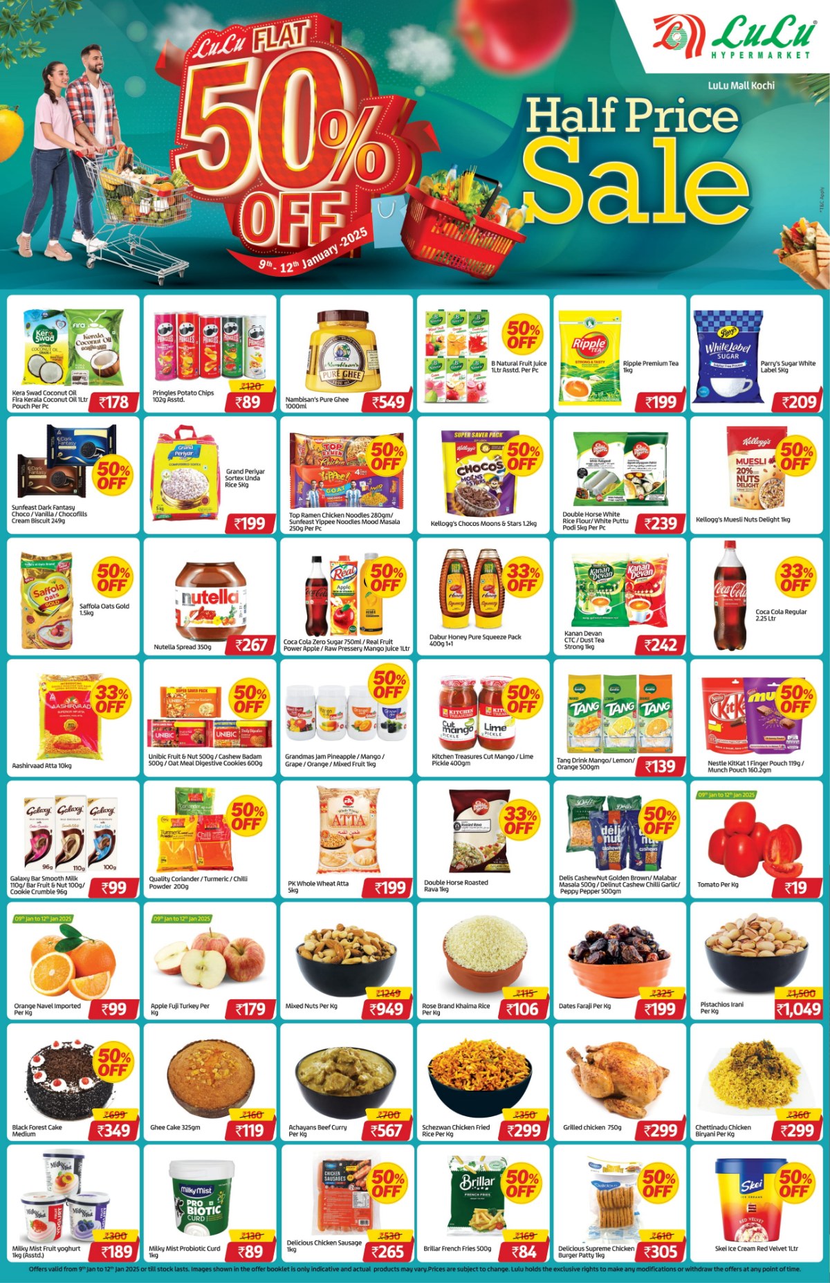 Flat 50% Off: Top Brands End of Season Sale In Lulu Hypermarket Ernakulam