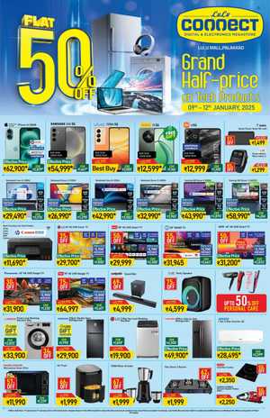 Grand Tech Sale: Flat 50% Off - Limited Time Only In Lulu Hypermarket Palakkad