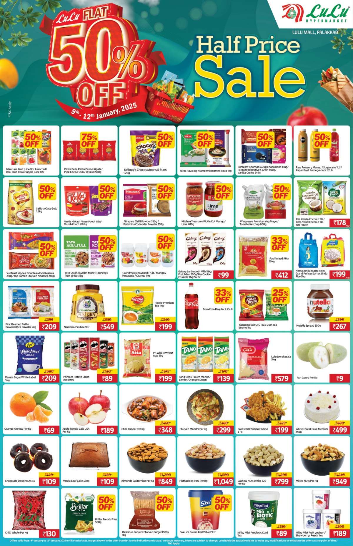 Flat 50% Off: Top Brands End of Season Sale In Lulu Hypermarket Palakkad