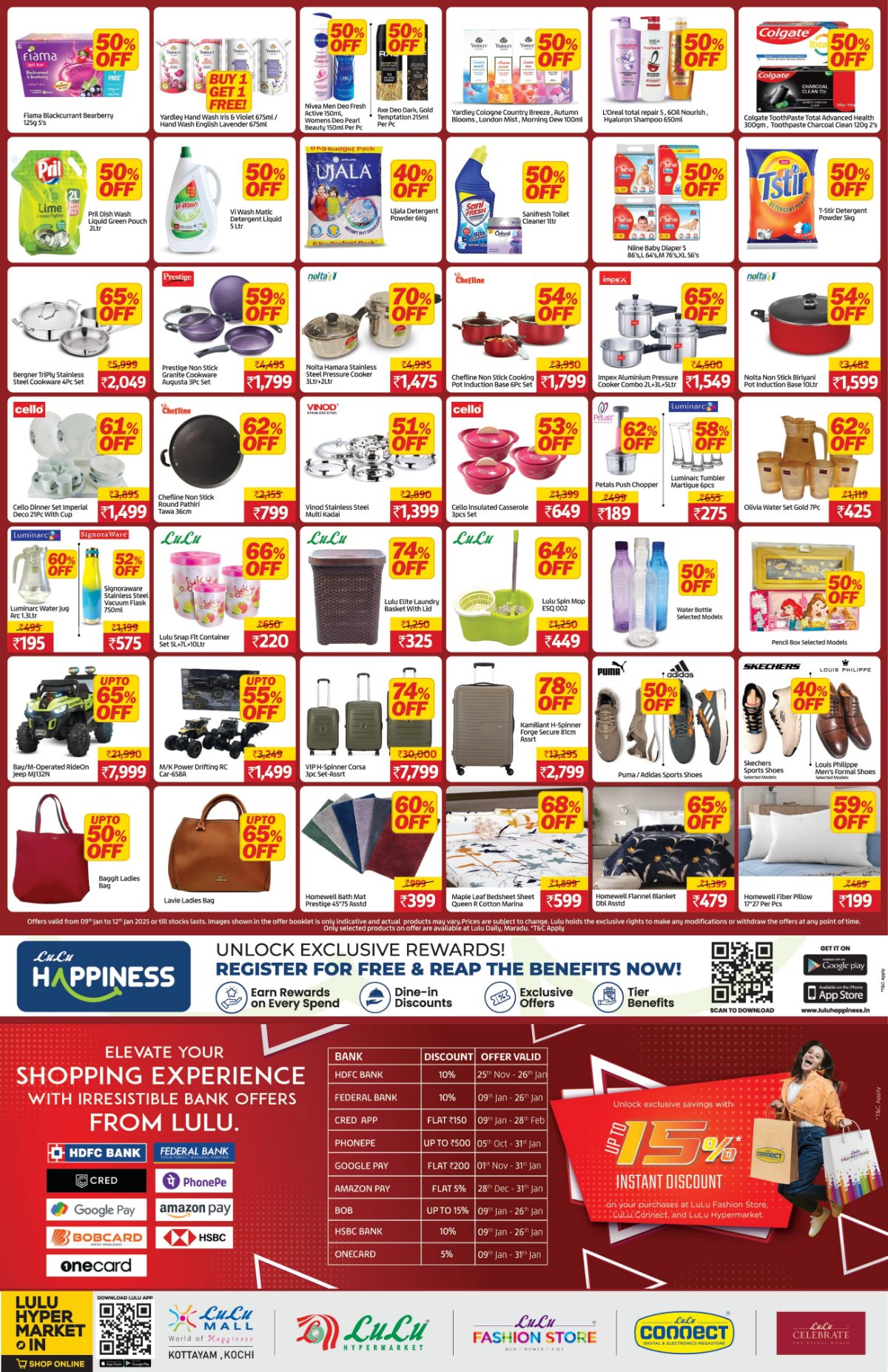 Flat 50% Off: Top Brands End of Season Sale In Lulu Hypermarket Kottayam