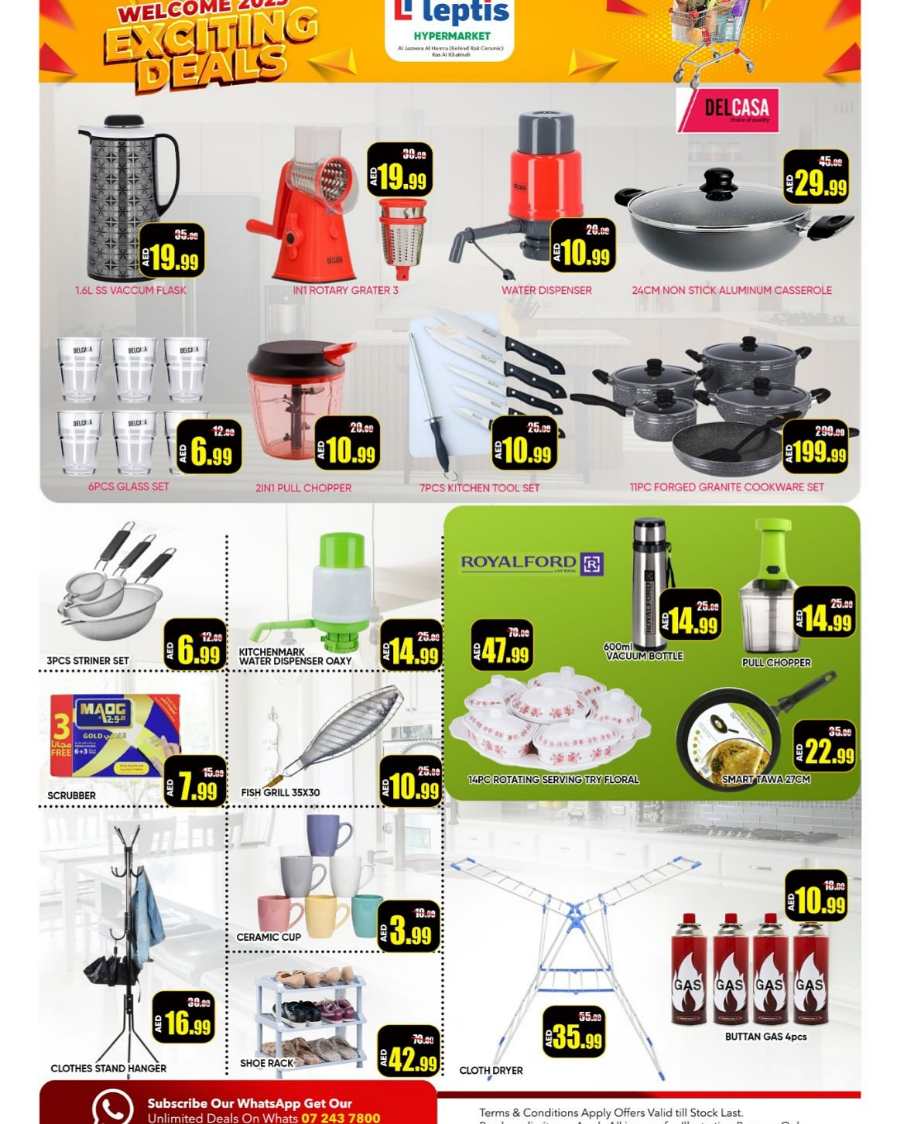 2025 Exciting Deals – Up to 50% Off on Trolly & Bags In Leptis Hypermarket Ras al Khaimah