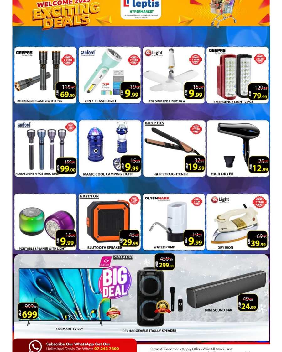 2025 Exciting Deals – Up to 50% Off on Trolly & Bags In Leptis Hypermarket Ras al Khaimah