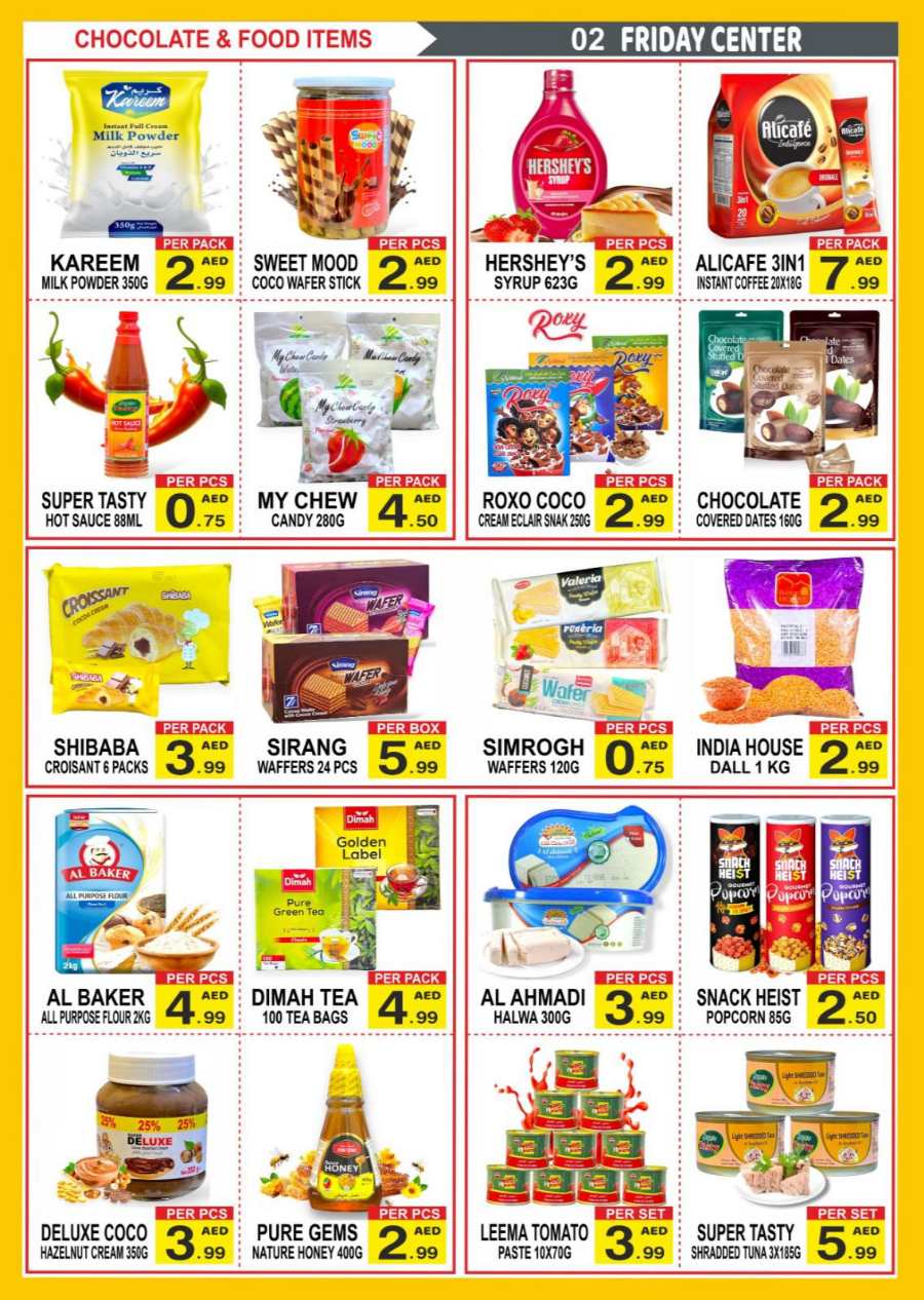 Chocolates & Food Items | Up to 40% off In Friday Center Sharjah / Ajman