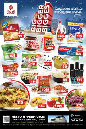 Big Bigger Biggest Deals Ever - Don’t miss out In Nesto Hypermarket Calicut