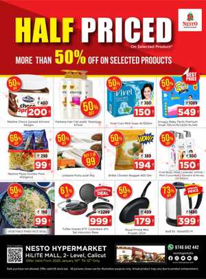 Half Priced | More Than 50% Off - Shop Now In Nesto Hypermarket Calicut