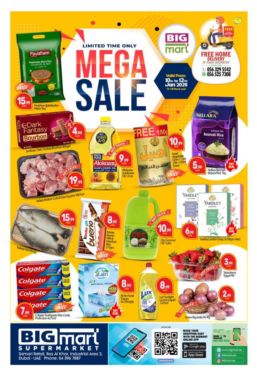 Mega Sale | Up to 30% Off on Grocery & Personal Care In BIG mart Dubai