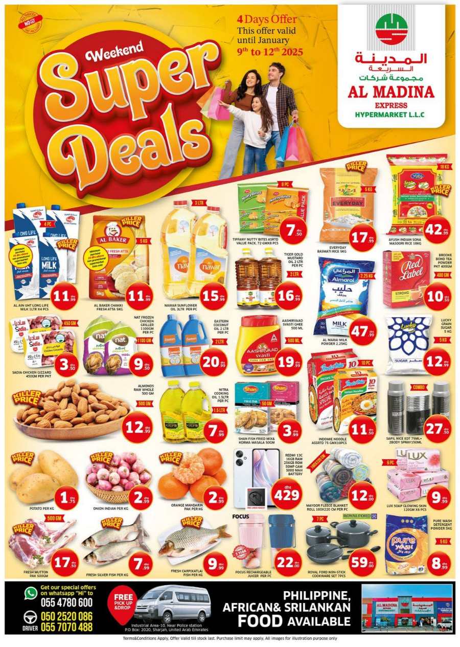 Weekend Super Deals In Al Madina Hypermarket Sharjah / Ajman