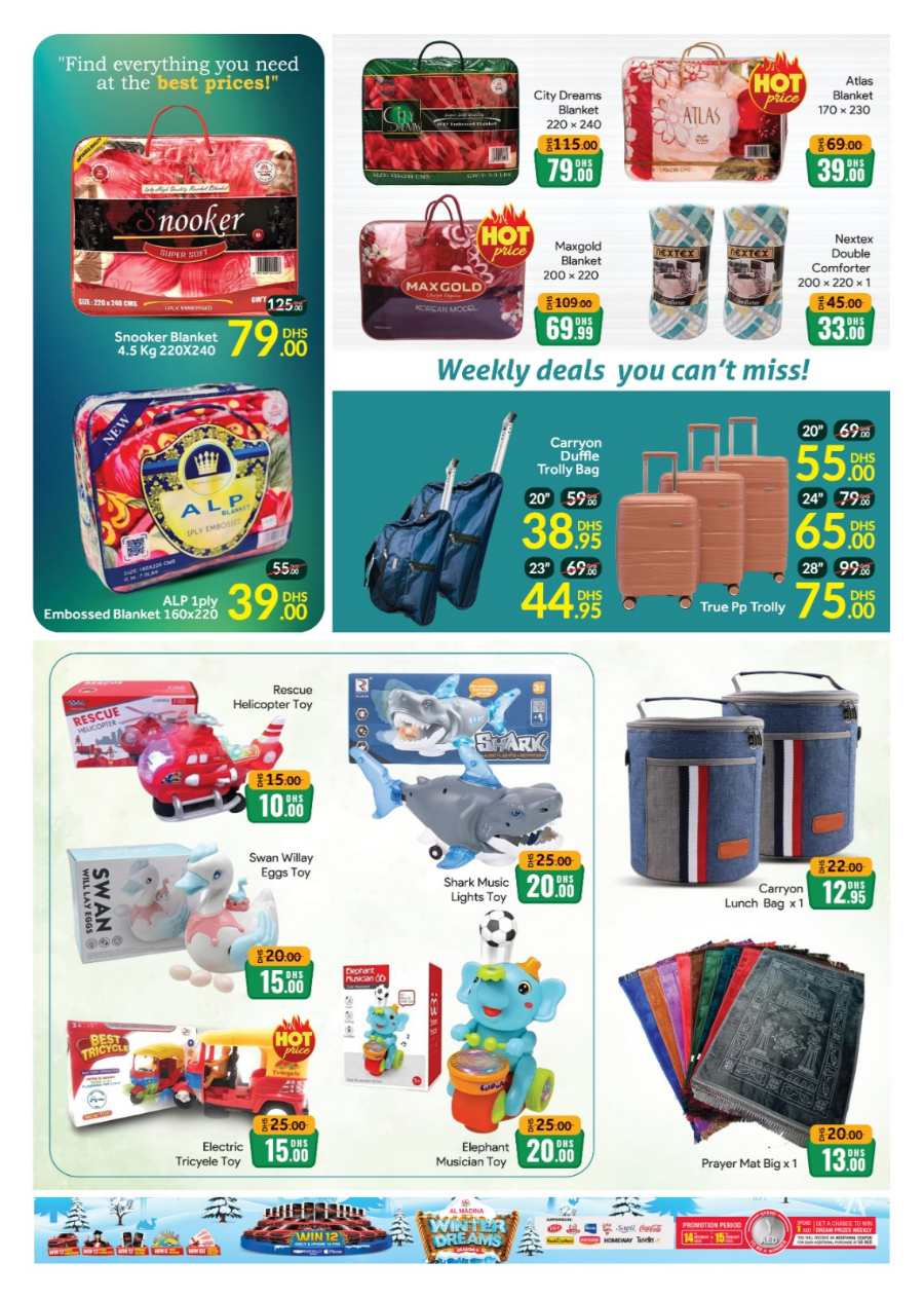 Weekend Big Days | Up to 40% Off Trolly & Bags In Mango Hypermarket Dubai