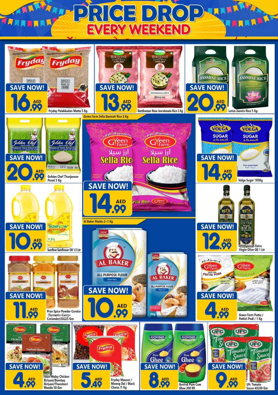 Weekend Price Drop | Up to 40% Off on Grocery & Fresh Foods In Mohideen Supermarket Dubai