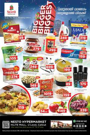 Big Bigger Biggest Deals - Don’t miss out In Nesto Hypermarket Calicut