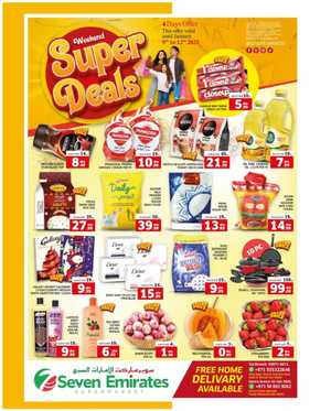 Weekend Super Deals -Up to 40% Off In Seven Emirates Supermarket Abu Dhabi