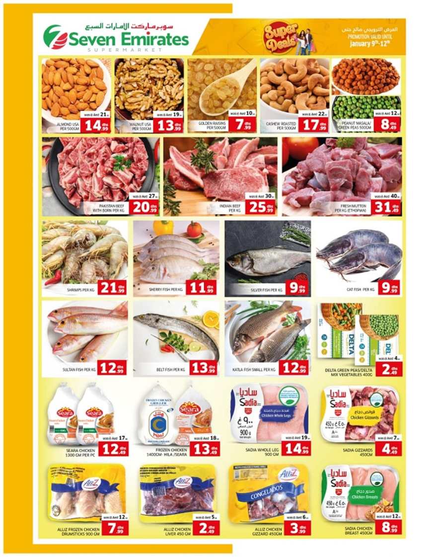 Weekend Super Deals -Up to 40% Off In Seven Emirates Supermarket Abu Dhabi