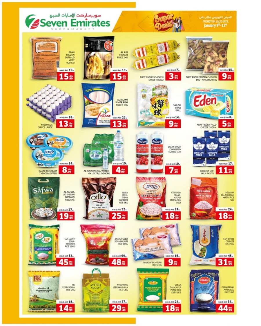 Weekend Super Deals -Up to 40% Off In Seven Emirates Supermarket Abu Dhabi