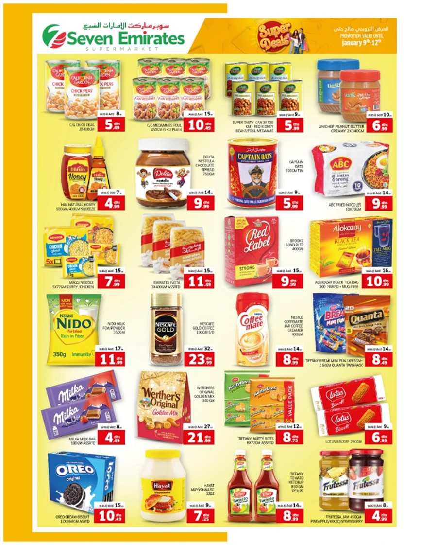 Weekend Super Deals -Up to 40% Off In Seven Emirates Supermarket Abu Dhabi