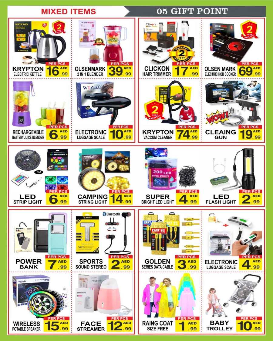 Raining Offers | Up to 40% Off In Gift Point Department Store Dubai