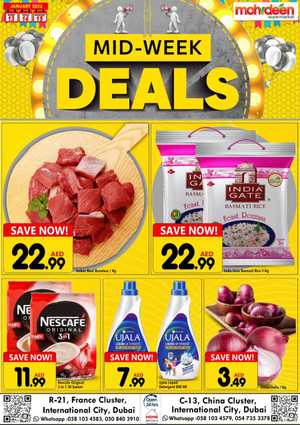 Mid-Week Deals In Mohideen Supermarket Dubai