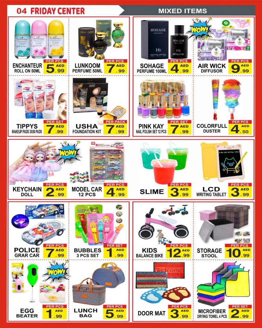 Bright Friday Deals! In Friday Center Sharjah / Ajman