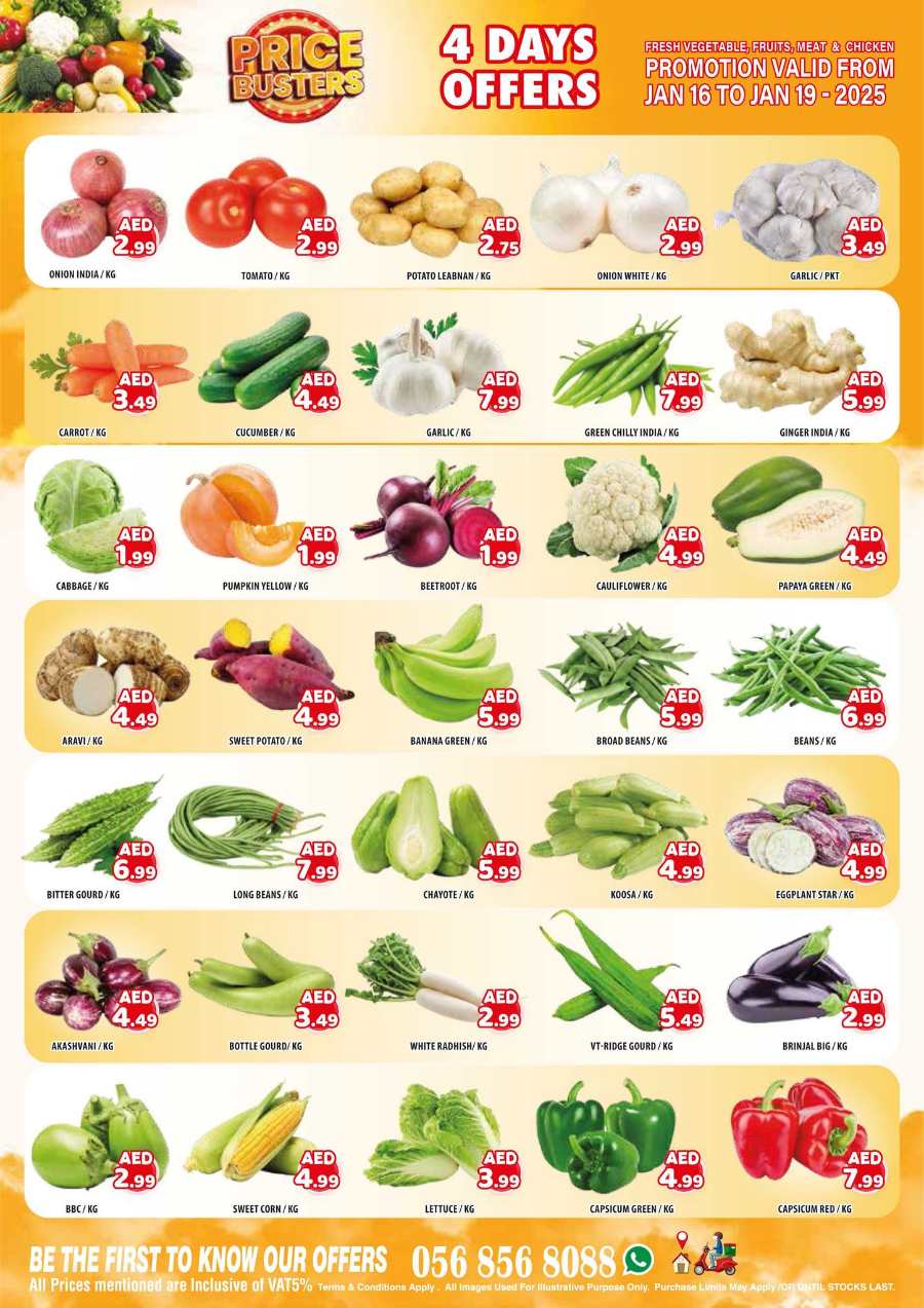 Price Busters! In Home Fresh Abu Dhabi