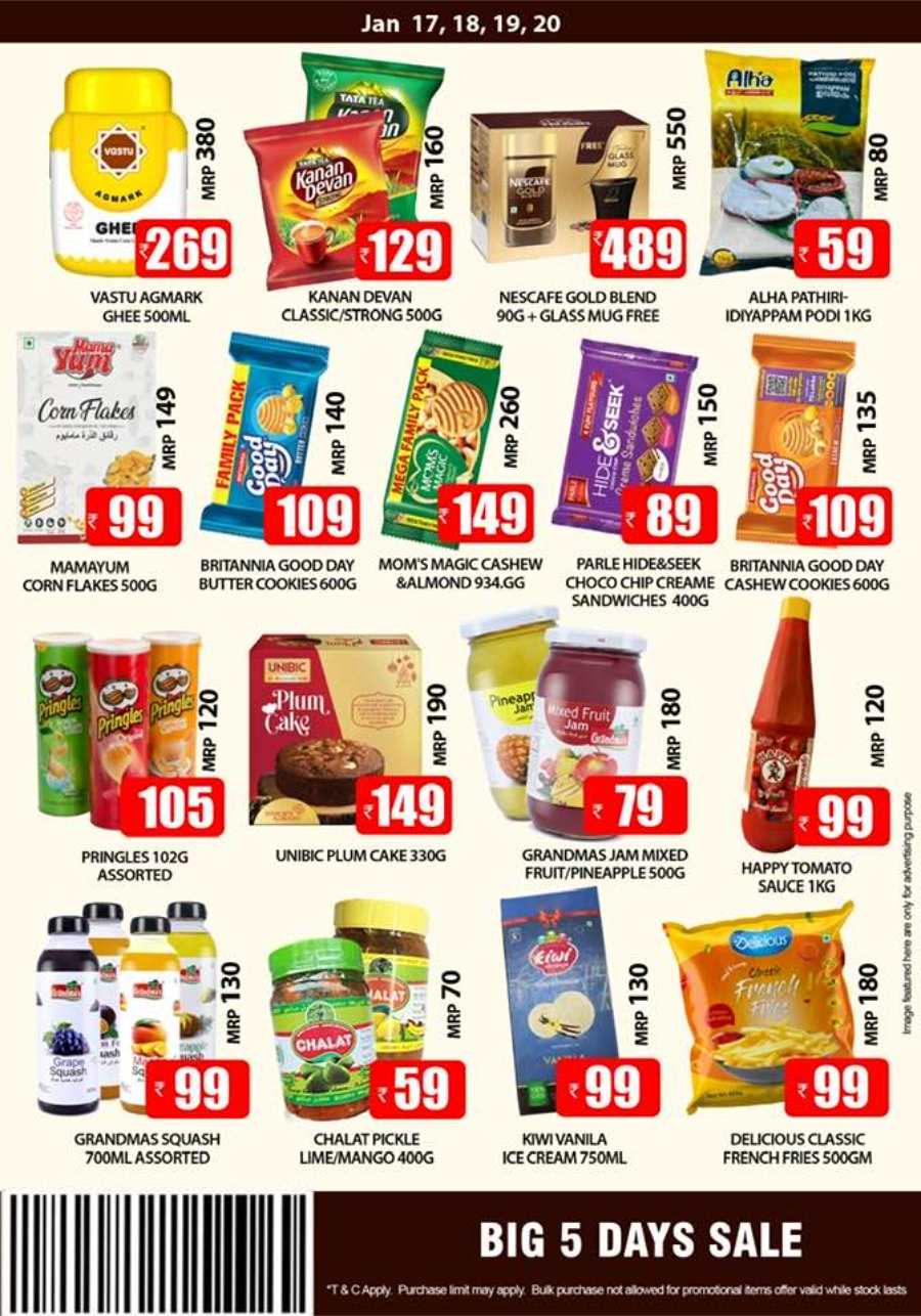 Big 5 Days | Grocery & Household Items In Smile Hypermarket Kannur