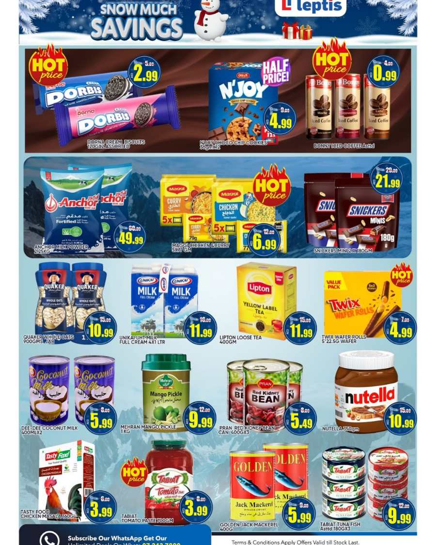 Snow Much Savings In Leptis Hypermarket Ras al Khaimah