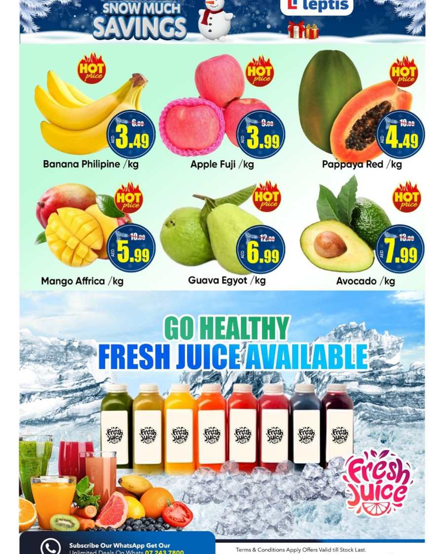 Snow Much Savings In Leptis Hypermarket Ras al Khaimah