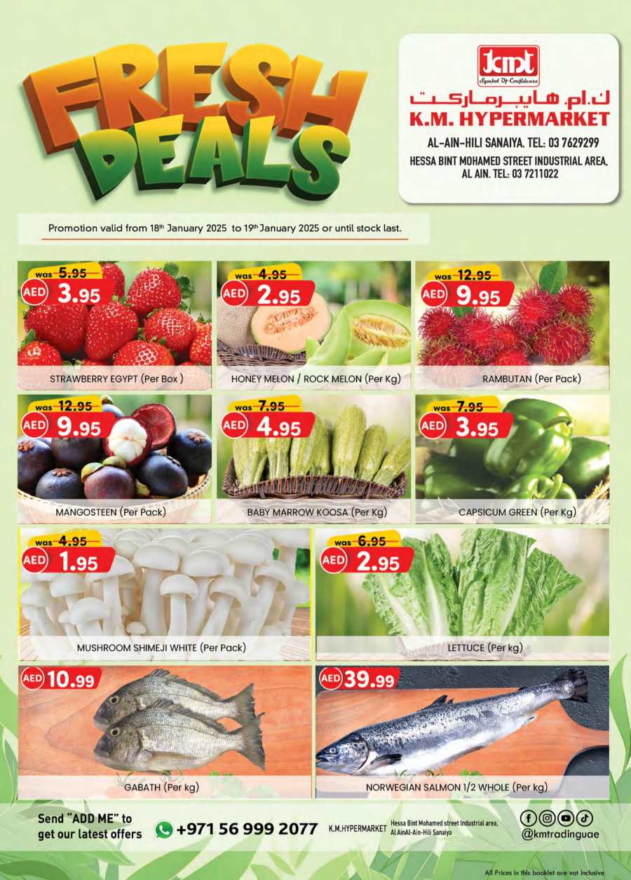 Fresh Offers! In K.M Trading Al Ain