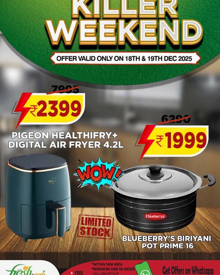 Weekend Sale In Freshday Hypermarket Malappuram