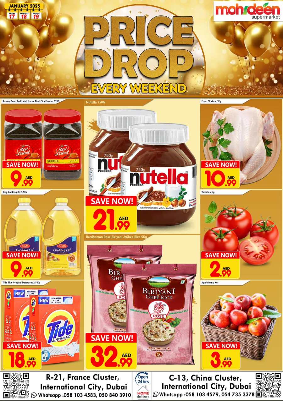 Price Drop Every Weekend In Mohideen Supermarket Dubai