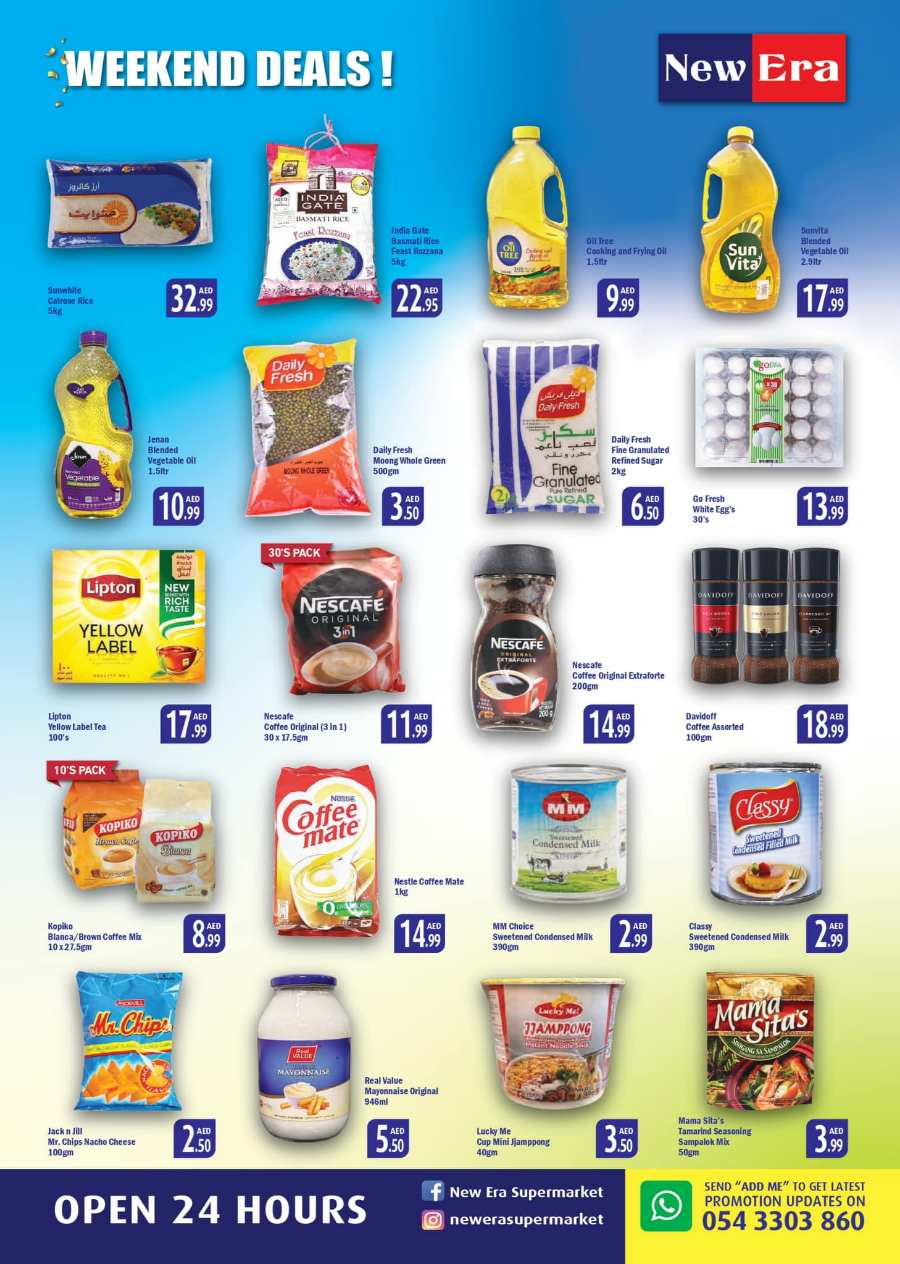 Weekend Deals! In New Era Supermarket Dubai