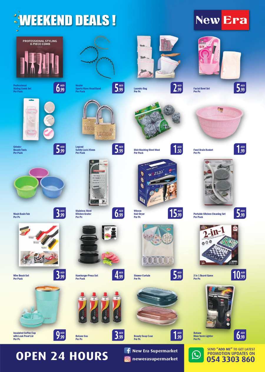 Weekend Deals! In New Era Supermarket Dubai