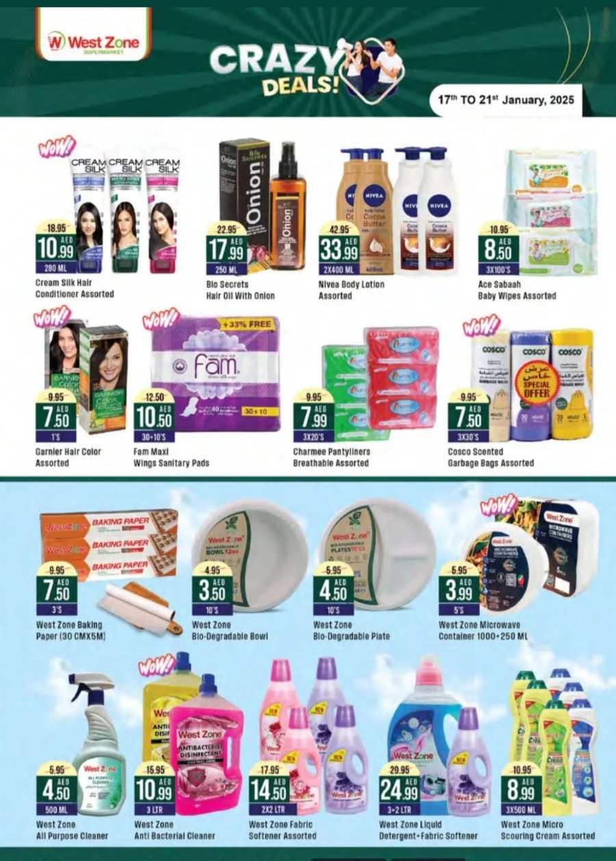 Crazy Deals! In West Zone Supermarket Abu Dhabi