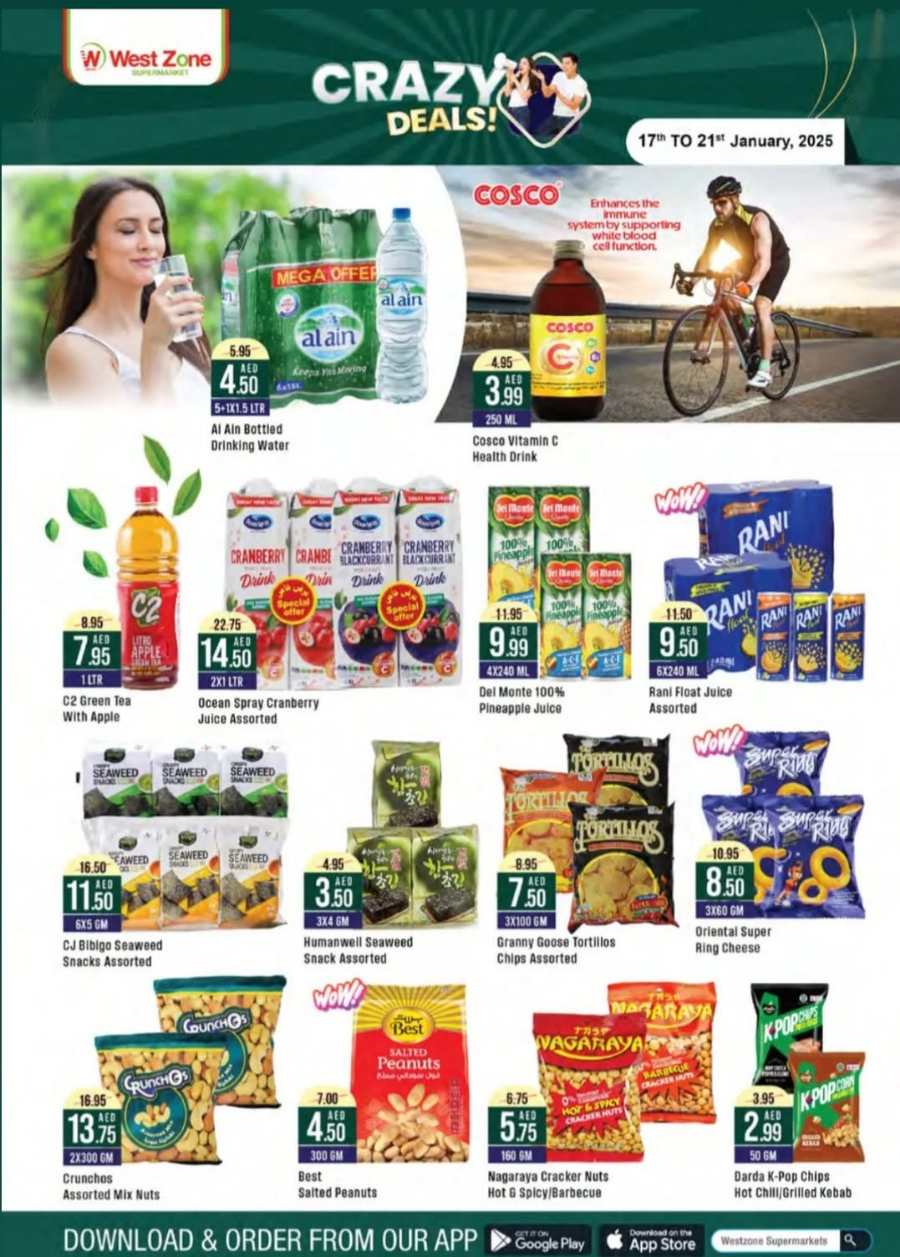 Crazy Deals! In West Zone Supermarket Abu Dhabi