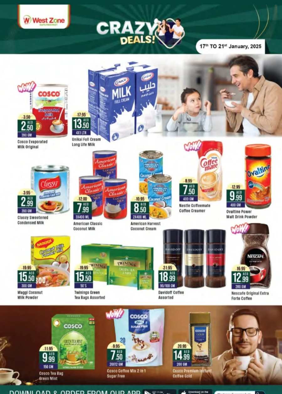 Crazy Deals! In West Zone Supermarket Abu Dhabi