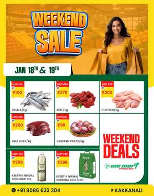 Weekend Sale In We Mart Hypermarket Ernakulam