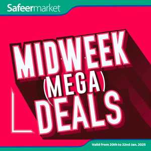 Midweek Mega Deals In Safeer Market Abu Dhabi,Sharjah / Ajman,Al Ain,Fujairah,Ras al Khaimah,Umm al Quwain