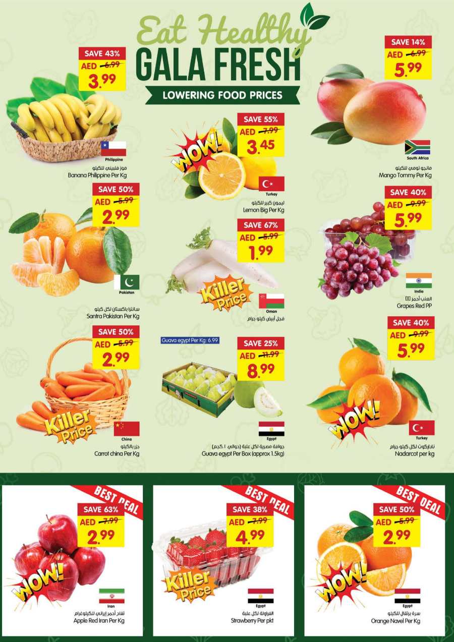 Shop full of Offers In Gala Supermarkets Dubai